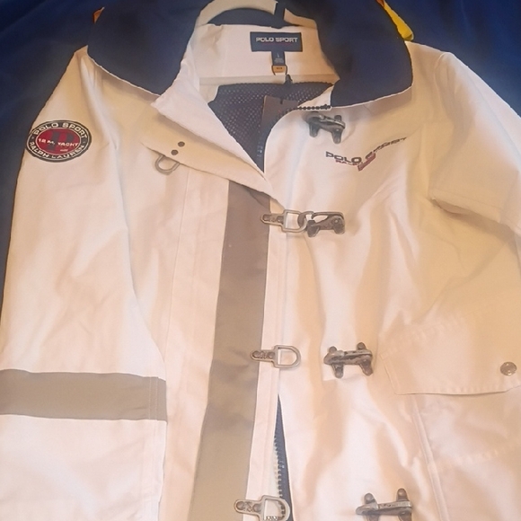 Polo Ralph Lauren Other - Polo by Ralph Lauren White and Gray Raincoat for Men